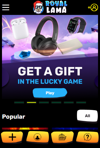 Royal Lama Casino Mobile screenshot